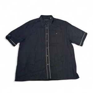 Men's Black Button Down Shirt